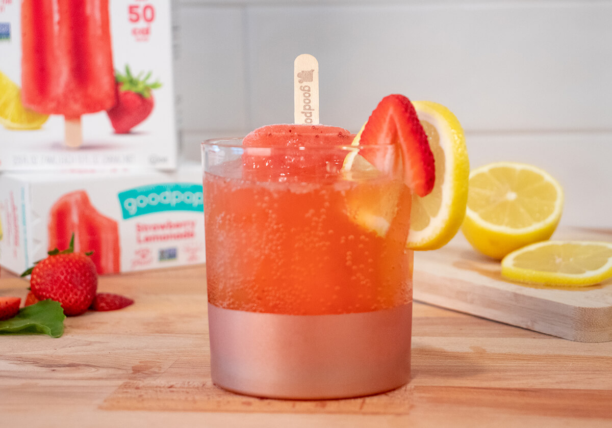Strawberry Lemonade & Basil Smash
